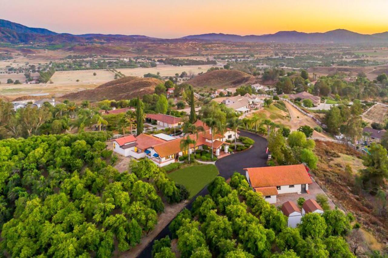 Perfect Wine Country Hilltop Hacienda Estate Villa Temecula Exteriör bild