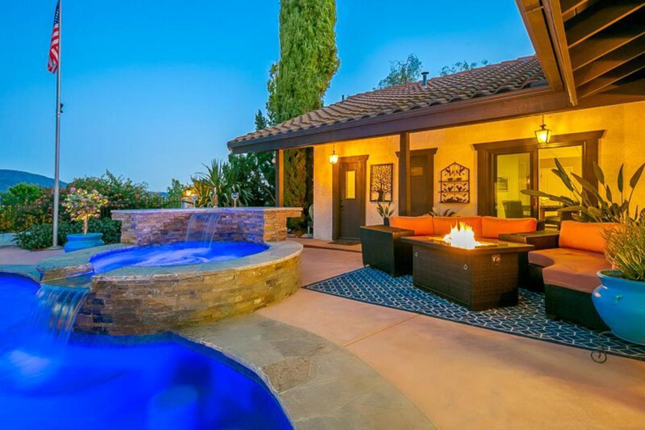 Perfect Wine Country Hilltop Hacienda Estate Villa Temecula Exteriör bild